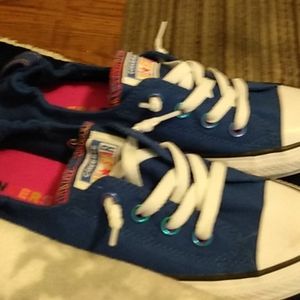 Blue converse